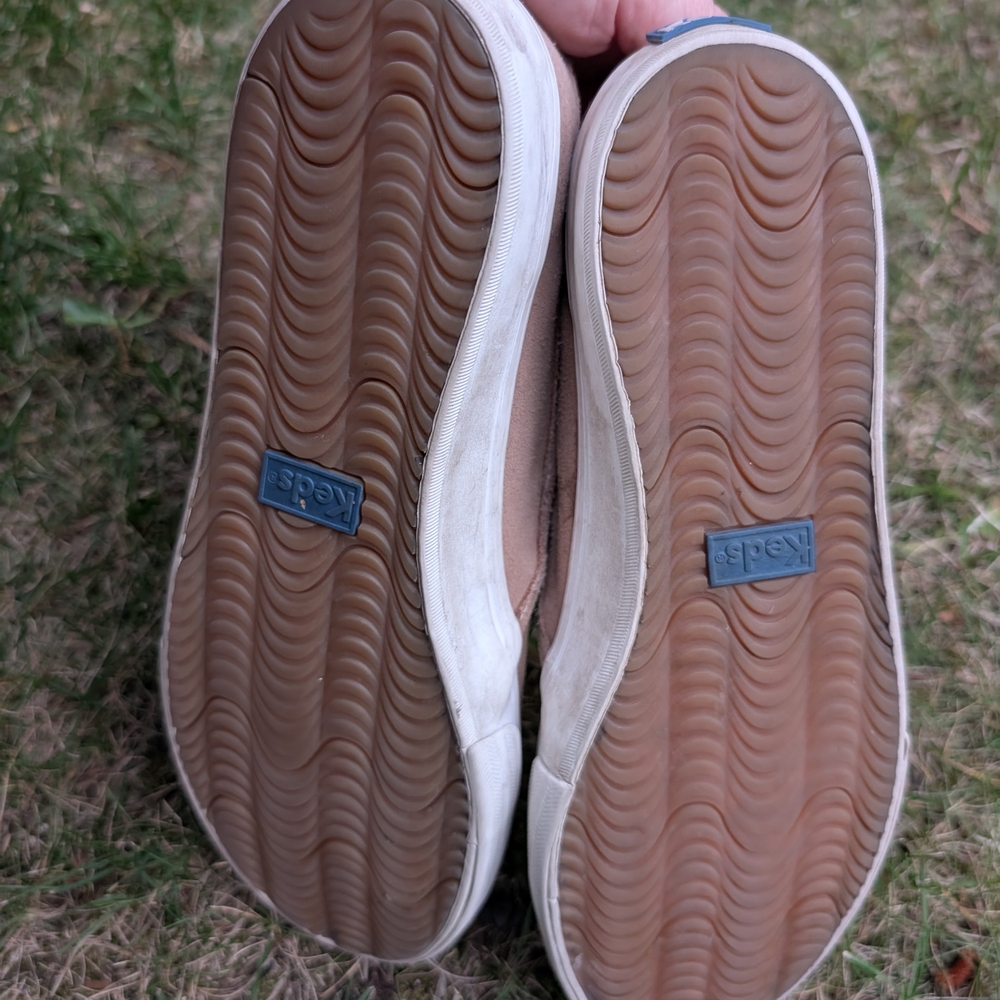 Keds Tan Canvas Slip-On Sneakers EUC - Picture 4 of 5